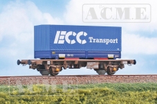 ACME 40513 - H0 - Flachwagen ECC Transport, DSB, Ep. V